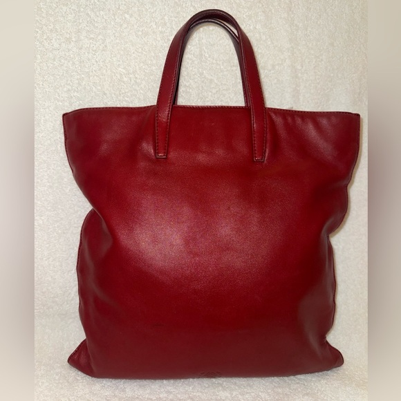 Loewe Handbags - Loewe lambskin leather small tote handbag…